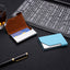 Professional Wood Business Card Holder Pocket Men Women Casual Business Card Holder Case Slim Standard Business Card Carrier