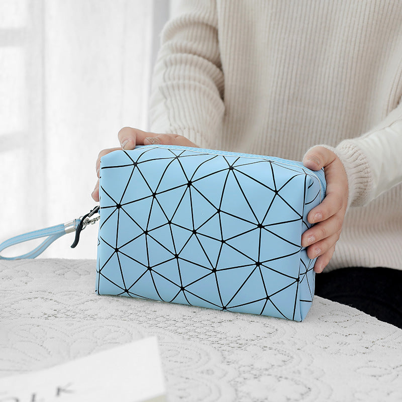 Pu Web Pattern Make Up Pouch