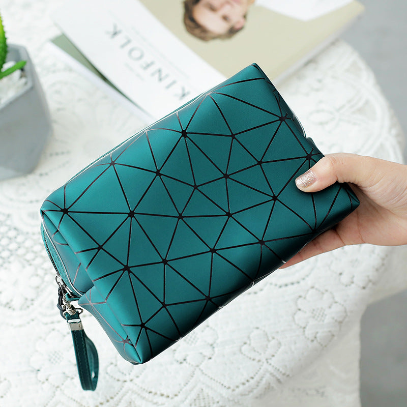 Pu Web Pattern Make Up Pouch