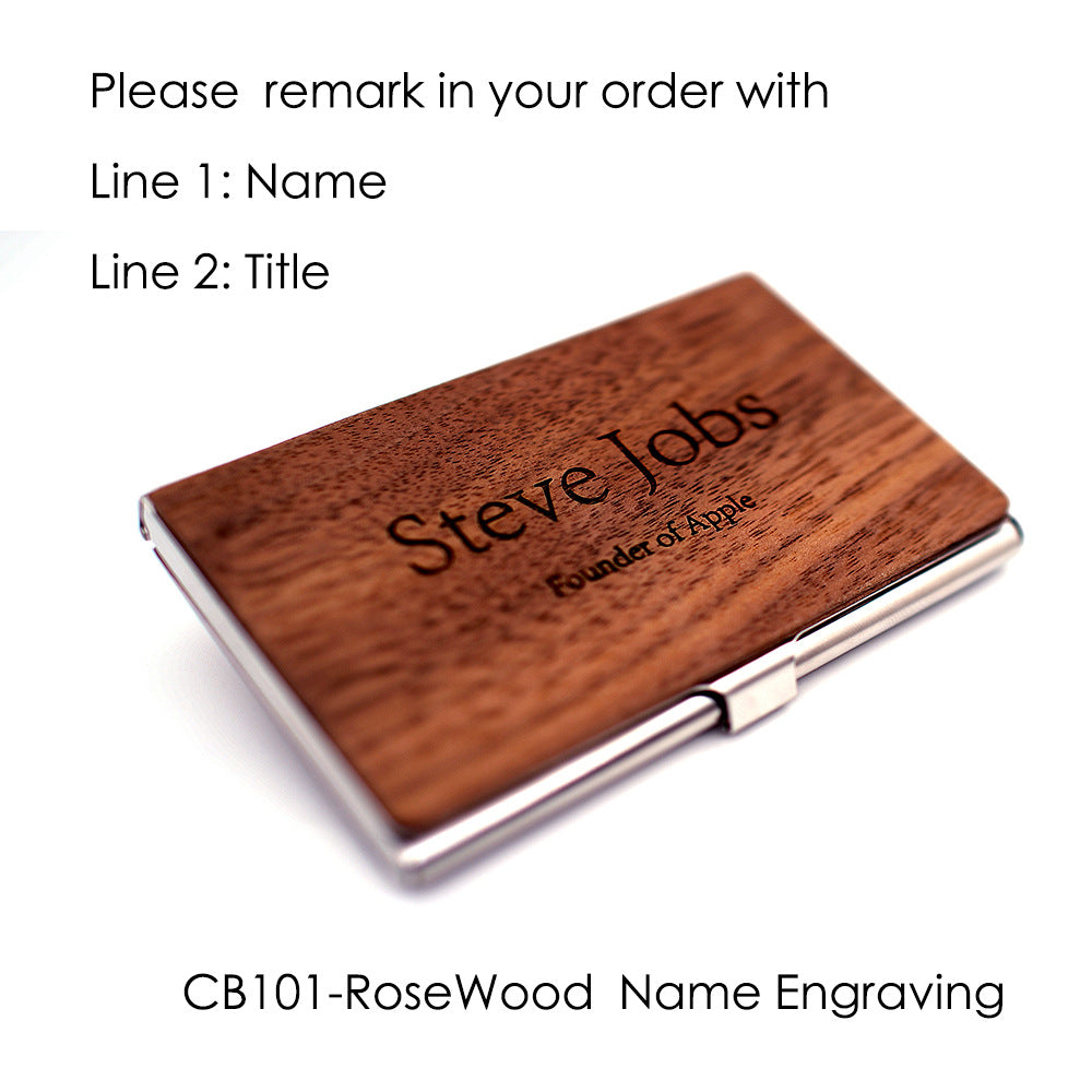 Business Card Holder With Logo