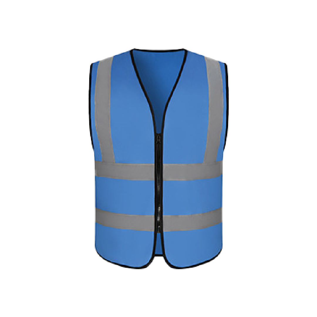 Multi-Pocket Reflective Strip Vest