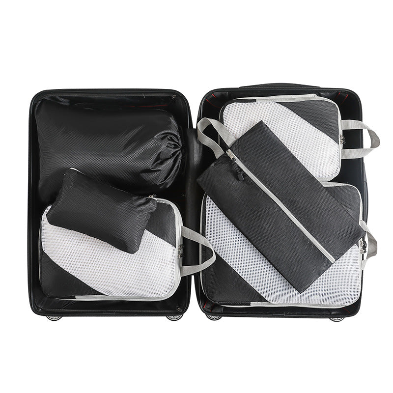 (Set Of 6) Travel Bag Organiser