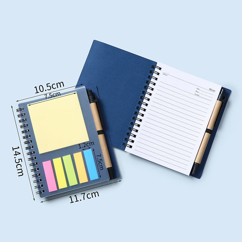 A6 Notebook With Sticky Pad And Labels