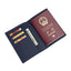 High Quality Pu Passport And Card Holder Gift Set