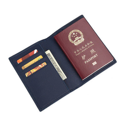 High Quality Pu Passport And Card Holder Gift Set