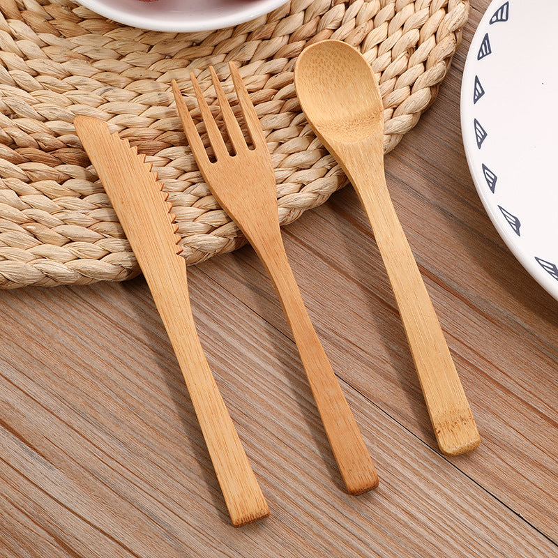 ESG Friendly Bamboo Cutlery Set