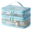 Transparent Netted Multicompartment Toiletries / Makeup Organiser Waterproof Pouch