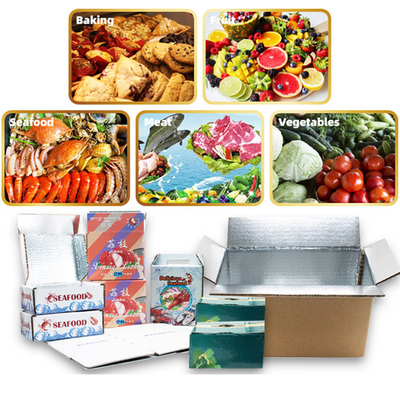 Insulated Food Cooler Packaging Carton Boxes