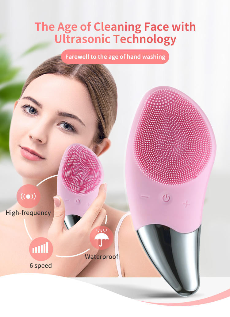 Bigsmile Personal Care Deep Face Cleaning Waterproof Silicon Facial Cleanser Brush