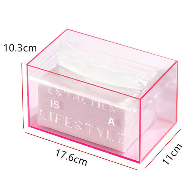 Acrylic Tissue Box Holder For Living Room