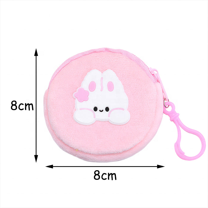 Coin Wallet Children's Zipper Bag Key Ring Portable Mini