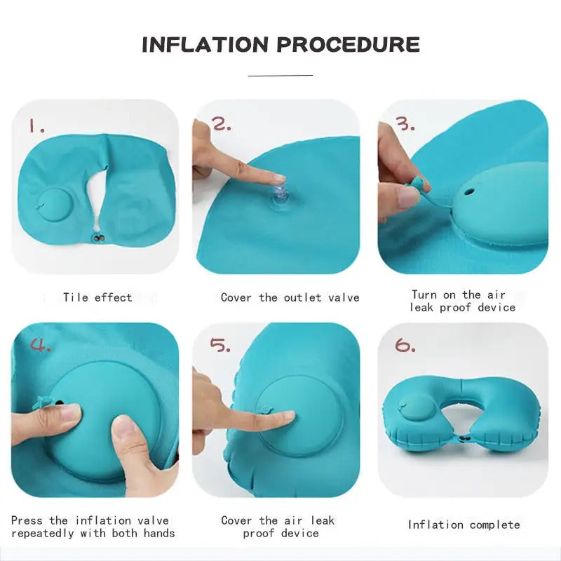 Portable Folding U-Shaped Pillows