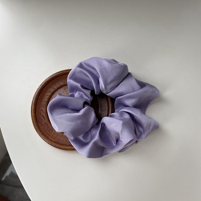 Solid Color Silk Scrunchie