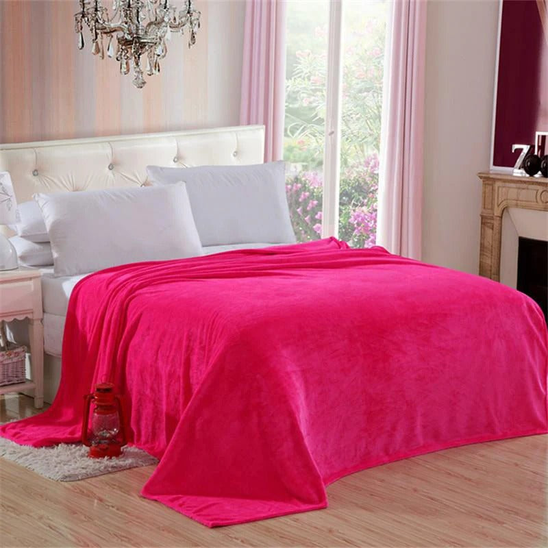 Soft One Layer Flannek Sherpa Blanket