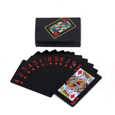 Black Plastic Deck Card