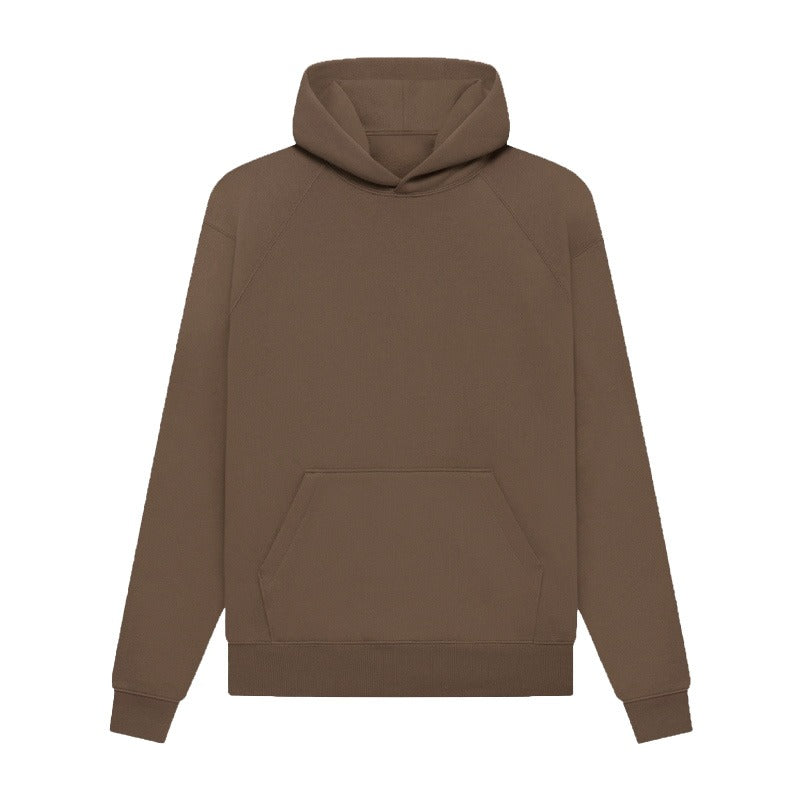 Oversized Unisex Cotton Cropped Essentials Hoodies