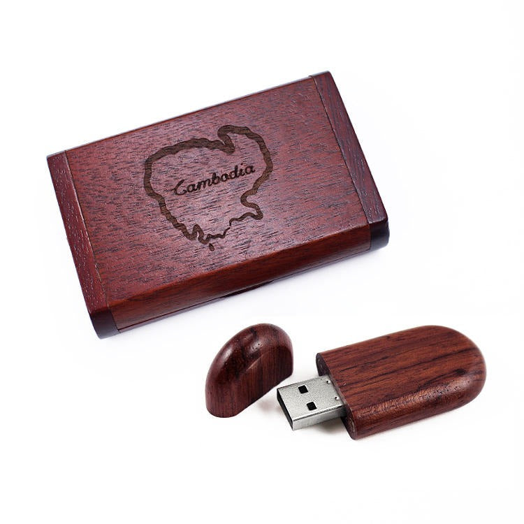 Wooden Flash Drive Disk