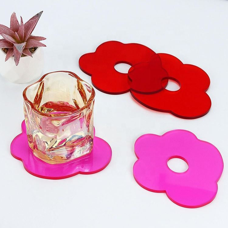 Acrylic Coaster Set Transparent Coaster