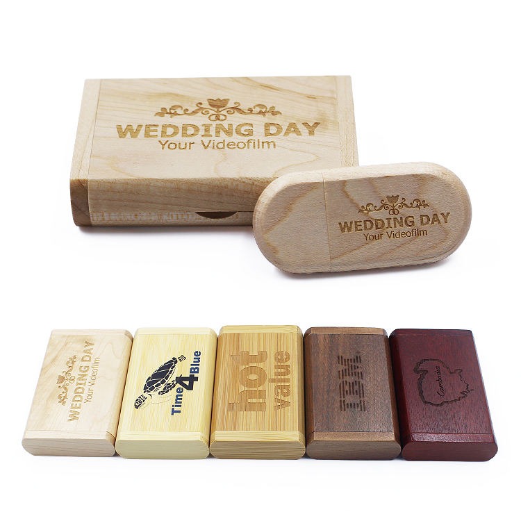 Wooden Flash Drive Disk