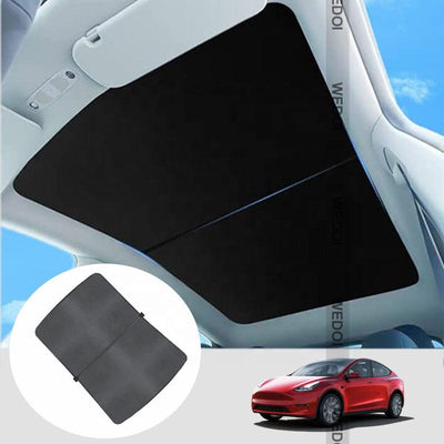 Top Glass Roof Sunshade Of Tesla Accessories Customized Sunroof Blind Model