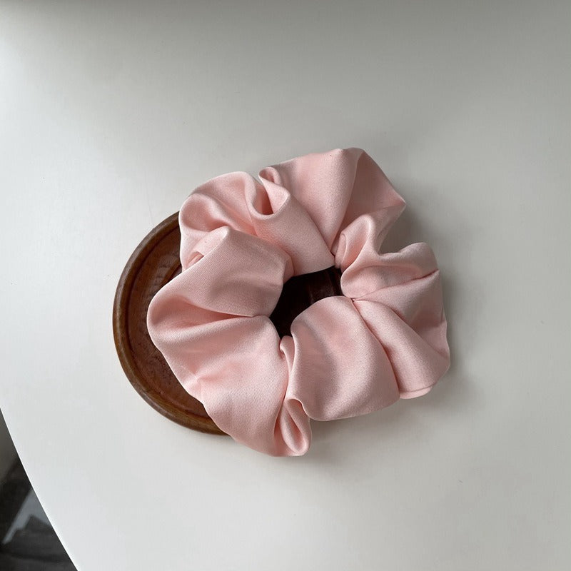 Solid Color Silk Scrunchie