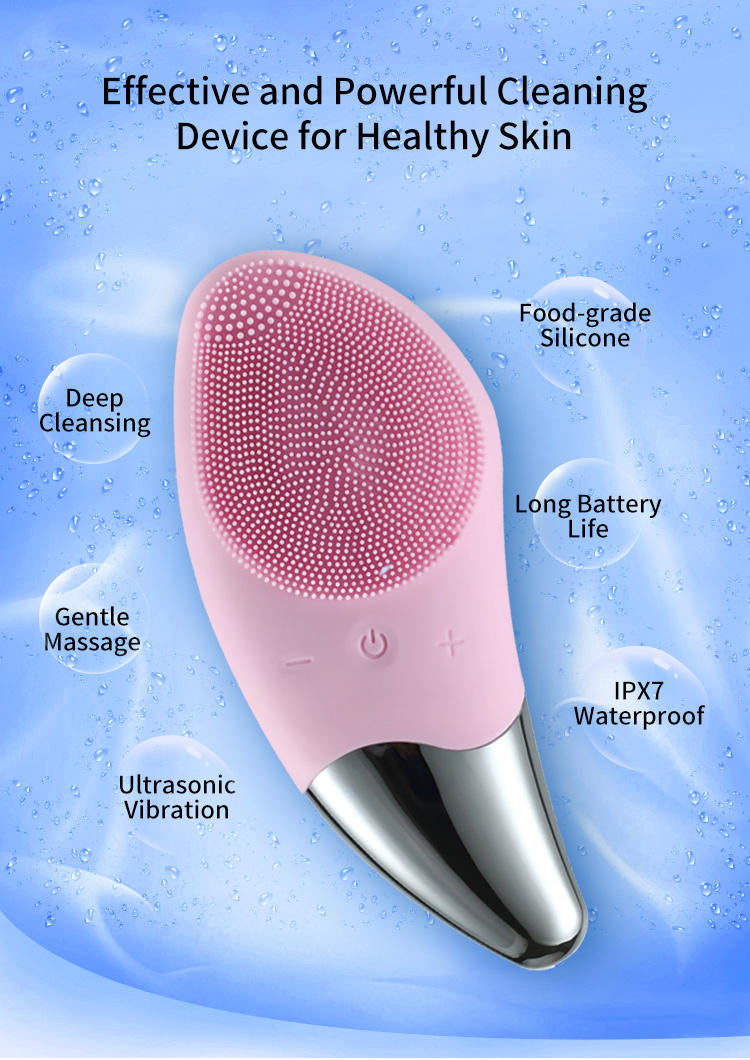 Bigsmile Personal Care Deep Face Cleaning Waterproof Silicon Facial Cleanser Brush