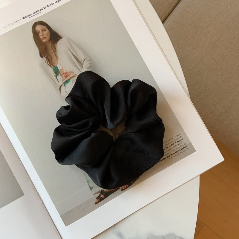 Solid Color Silk Scrunchie