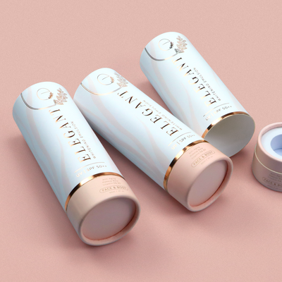 Cardboard Tube Cylinder Perfume Packaging Box