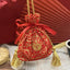 Drawstring Bags Jewelry Organizer Chinese Lucky Pouches Silk Bags