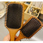 Wood Detangling Airbag Hair Brush