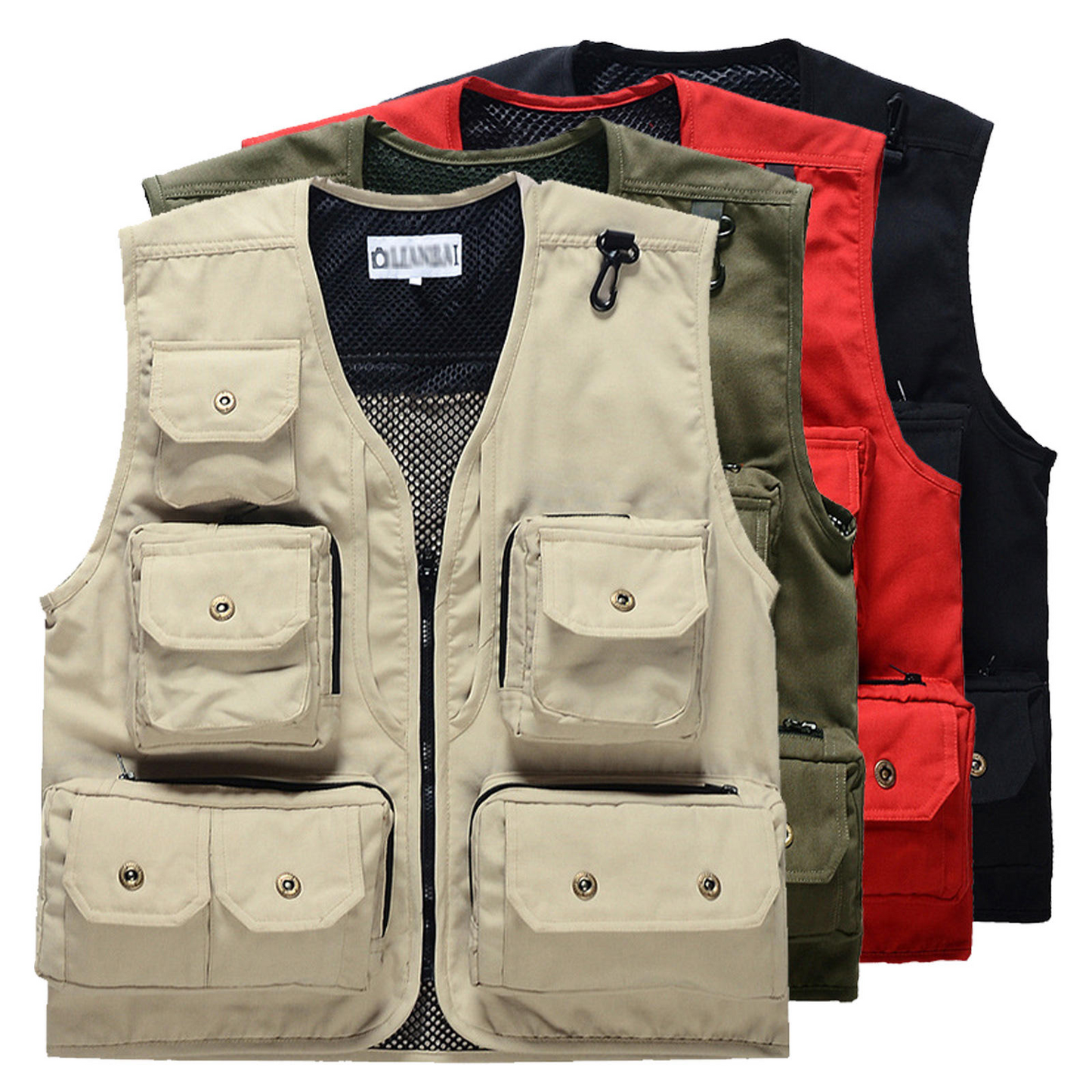 Multi Pockets Cargo Vest For Climbing Shooting Photography Hooking Fisherman Journalist