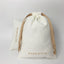 Reusable White Cotton Linen Pouch Soft Clothes