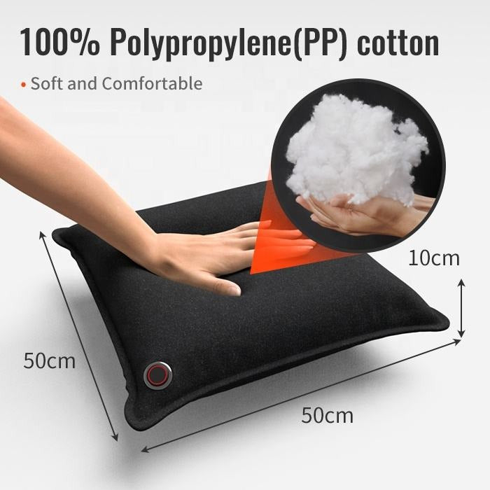 Velvet Knitted Wireless Heating Cushion