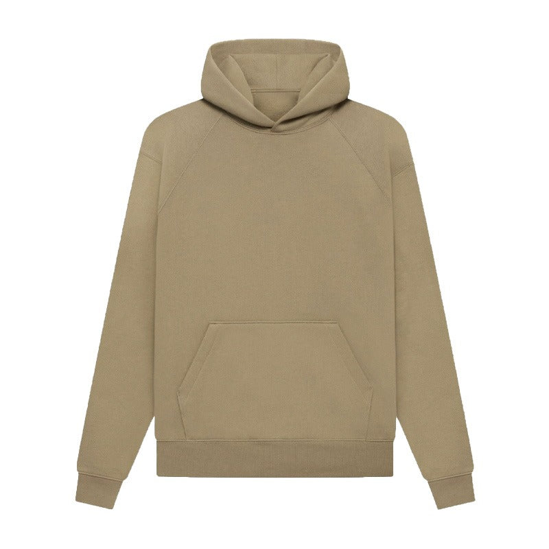 Oversized Unisex Cotton Cropped Essentials Hoodies