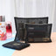 Cosmetic Bag Women's Transparent Mesh Bag