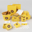 Fast Food Packaging Boxes Set Series Take Away