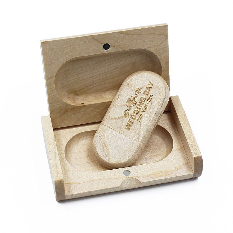 Wooden Flash Drive Disk