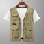 Outdoor Breathable Mesh Multi Pocket Photographer Fishing Hunting Vest For Men