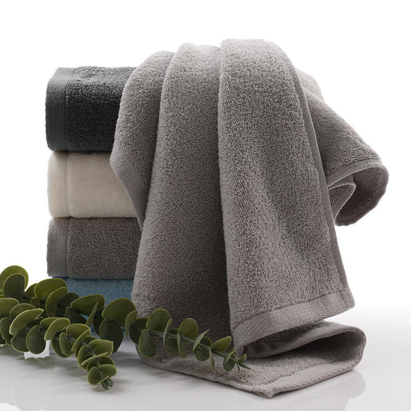 Plain Upscale Cotton Towels Home