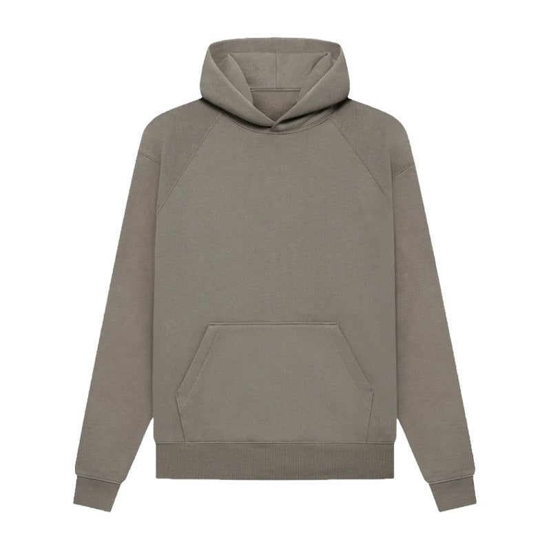 Oversized Unisex Cotton Cropped Essentials Hoodies