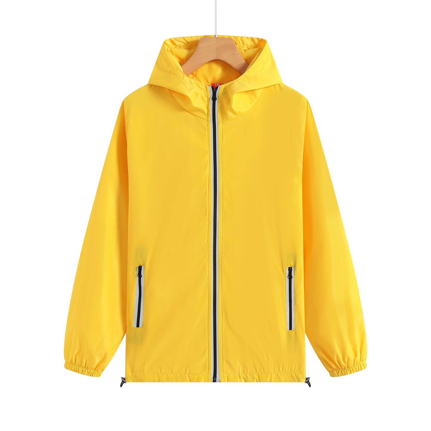 Windbreaker Hoodie Jacket Coat With Zipper