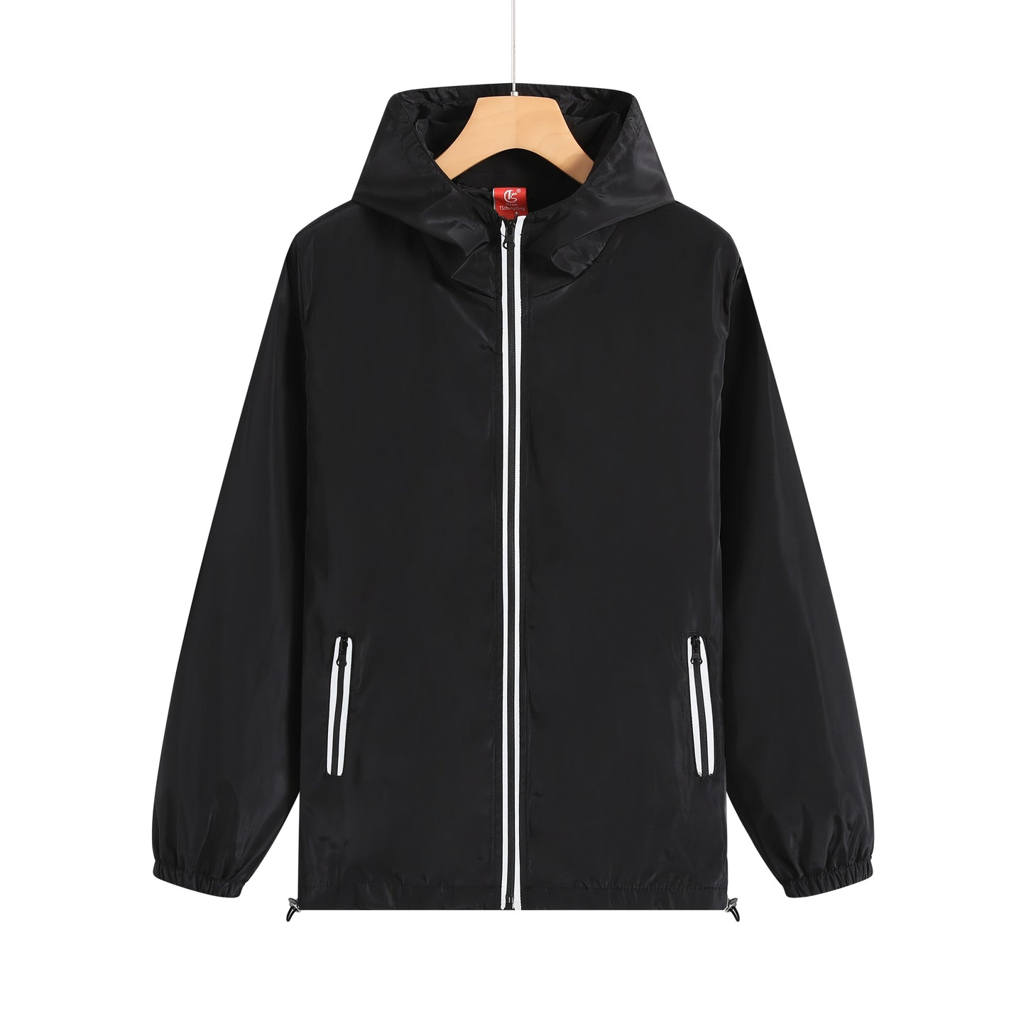 Windbreaker Hoodie Jacket Coat With Zipper