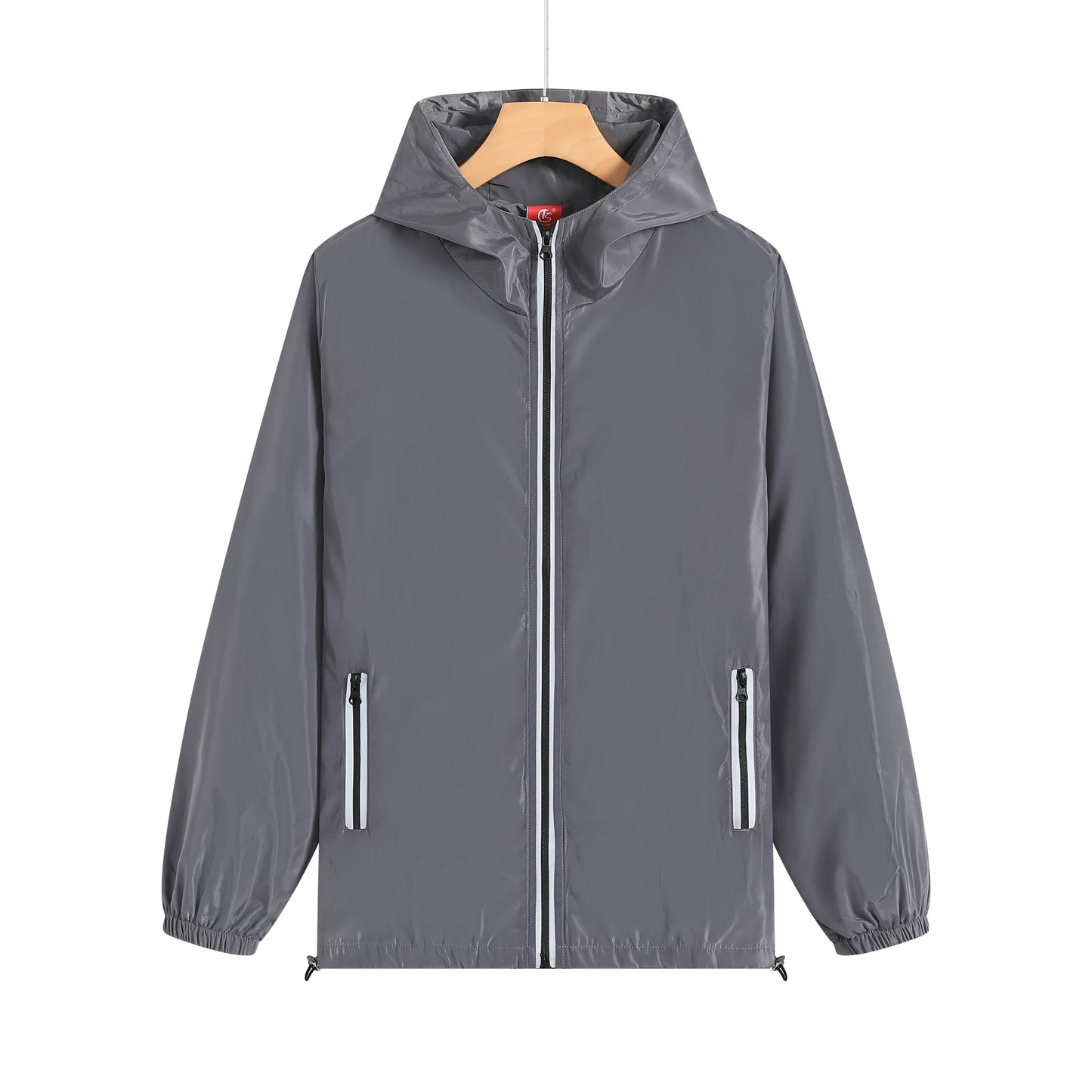 Windbreaker Hoodie Jacket Coat With Zipper