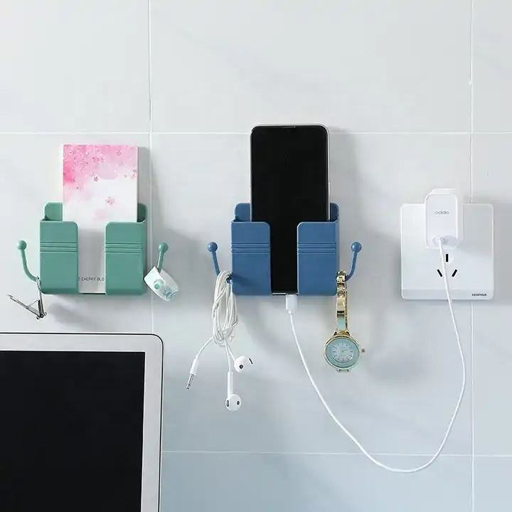 Multifunctional Wall Mounted Storage Plastic Adhesive Phone