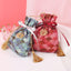 Drawstring Bags Jewelry Organizer Chinese Lucky Pouches Silk Bags