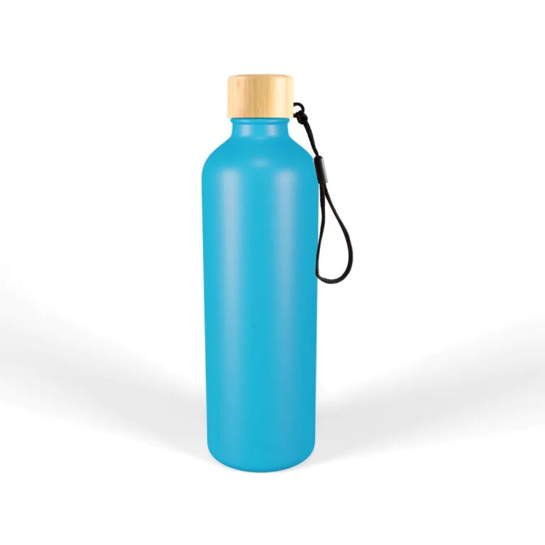 Gelato Aluminium Drink Bottle With Bamboo Lid