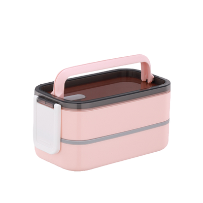 Microwaveable Two Layer 1400ml Bento Lunch Box