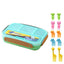 1.3L Four-Compartment Lunch Box With Spoon