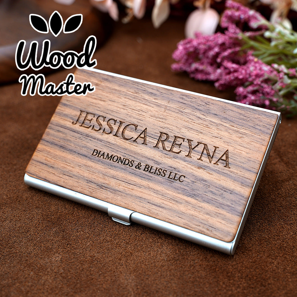 Business Card Holder With Logo