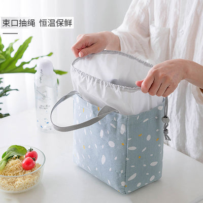 Thickened Drawstring Insulated Lunch Bag